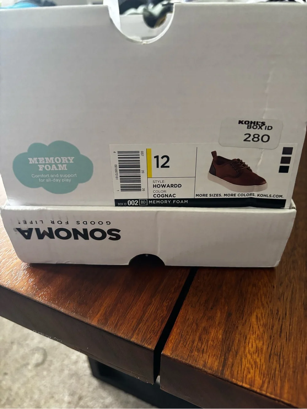 Kohl's Sonoma Kids Brown Lace-Up Sneakers